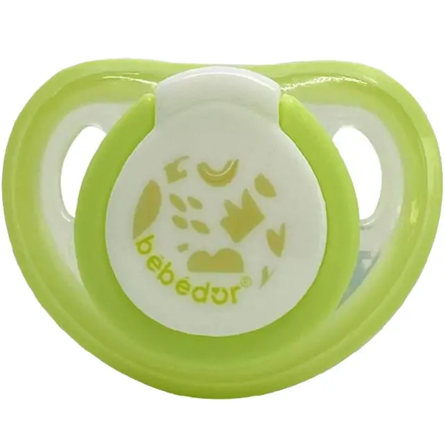 Bebedor Kiraz Uçlu Emzik Yeşil 6-18 Ay - 1