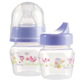 Bebedor Mini Bardak Biberon 0-6+ Mor - BEBEDOR