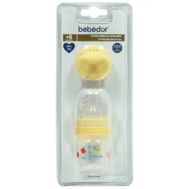Bebedor Mini Bardak Biberon 0-6+ Ay Sarı - 1