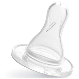 Bebedor Silikon Biberon Emziği Hızlı Akış 6+ Ay - Bebedor