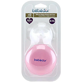 Bebedor Silikon Göğüs Koruyucu - Pembe Kutulu - Bebedor