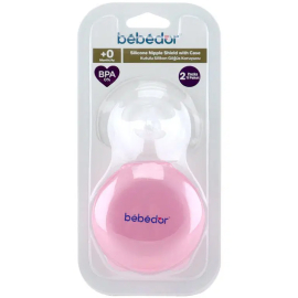 Bebedor Silikon Göğüs Koruyucu - Pembe Kutulu - Bebedor