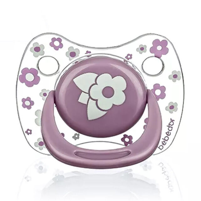 Bebedor Simetrik Uçlu Emzik 0-6 Ay Mor - 1