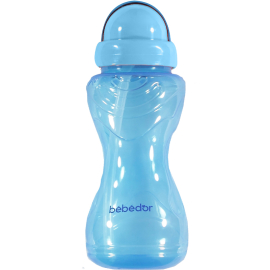 Bebedor Sportif Pipetli Alıştırma Bardağı +6 Ay Mavi 330ml - Bebedor