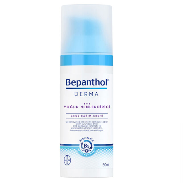 Bepanthol Derma Yoğun Nemlendirici Gece Bakım Kremi 50ml - 1