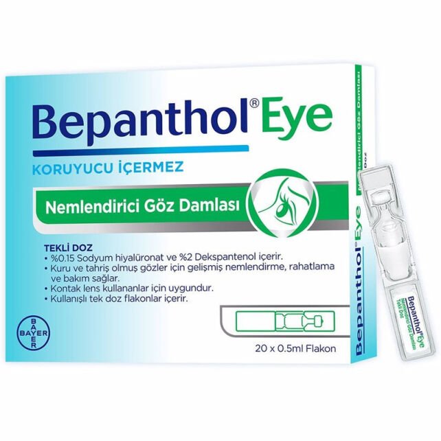 Bepanthol Nemlendirici Göz Damlası 20x05ml - 1