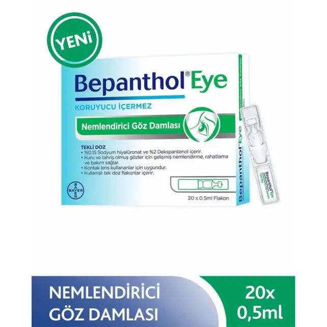 Bepanthol Nemlendirici Göz Damlası 20x05ml - 2