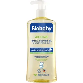 Biobaby Atocare Bath & Shower Oil - Atopiye Eğilimli Cilt Temizleyici Duş Yağı 500ml - 1