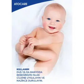 Biobaby Atocare Bath & Shower Oil - Atopiye Eğilimli Cilt Temizleyici Duş Yağı 500ml - 3