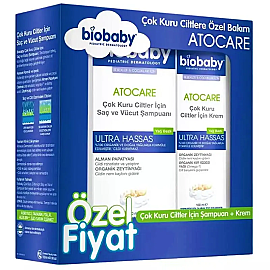 Biobaby Atocare - Çok Kuru Ciltlere Özel Bebek Bakım Seti - Biobaby