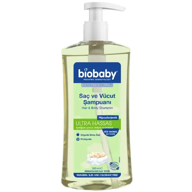 Biobaby Saç ve Vücut Şampuanı 500ml - 1