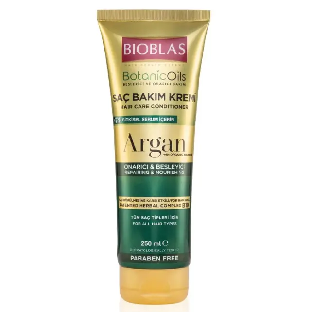 Bioblas Argan Onarıcı ve Besleyici Saç Kremi 250ml - 1