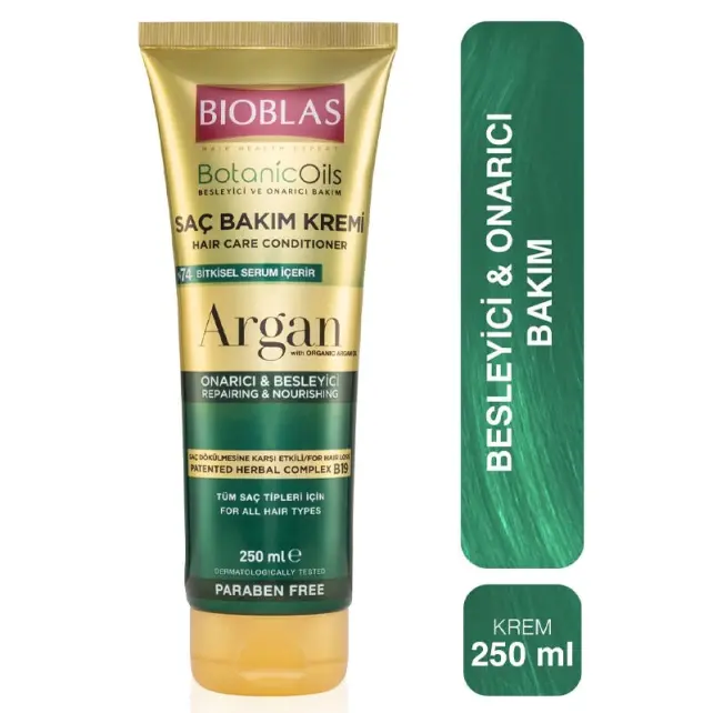 Bioblas Argan Onarıcı ve Besleyici Saç Kremi 250ml - 2