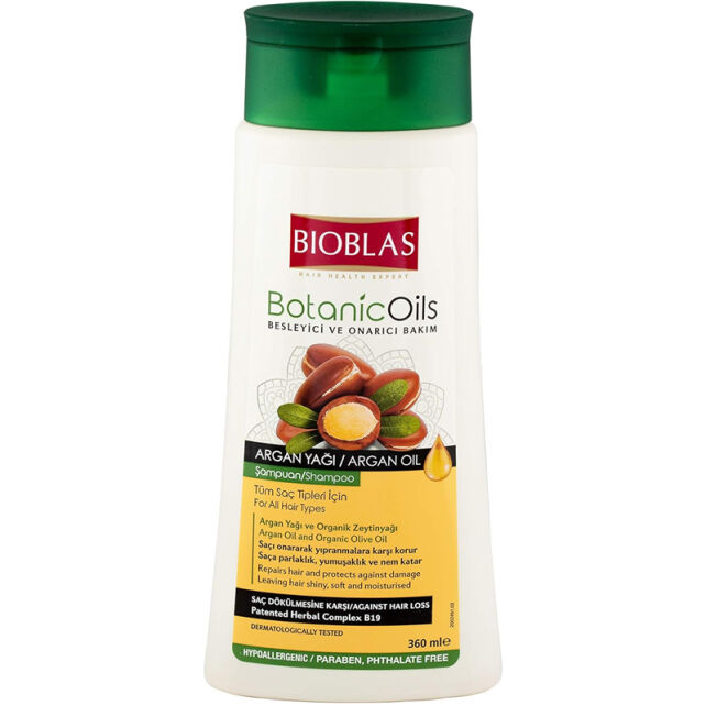 Bioblas Argan Yağı - Saç Dökülmesine Karşı Şampuan 360ml - 1