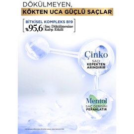 Bioblas Çinko Mentol - Saç Dökülmesine ve Kepeğe Karşı Bitkisel Şampuan 360ml - 3