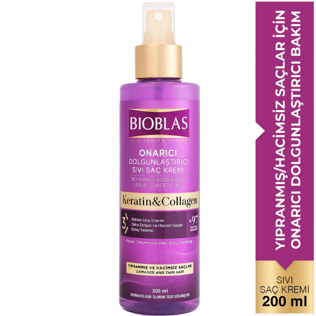 Bioblas Collagen Keratin - Sıvı Saç Kremi 200ml - 2