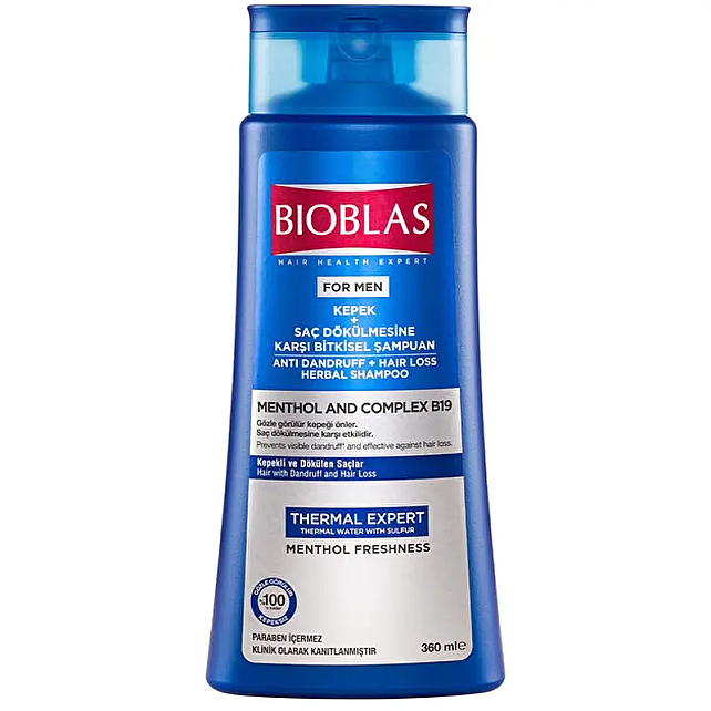Bioblas For Men Kepek ve Saç Dökülmesine Karşı Bitkisel Şampuan 360ml - 1