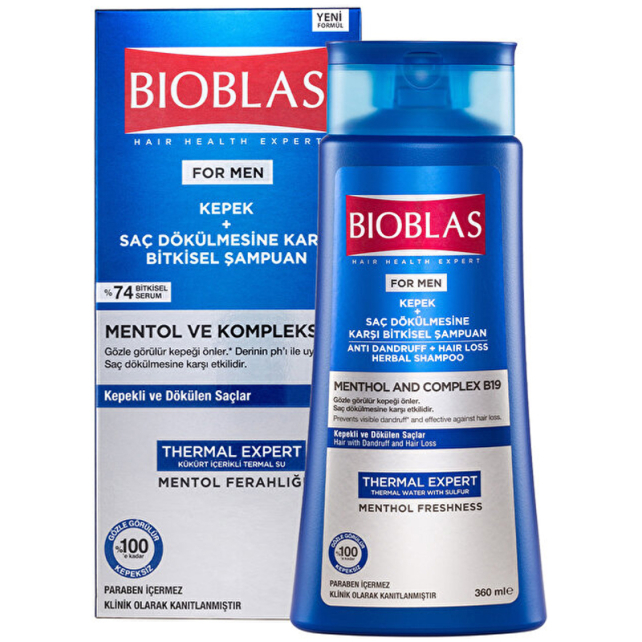 Bioblas For Men Kepek ve Saç Dökülmesine Karşı Bitkisel Şampuan 360ml - 2
