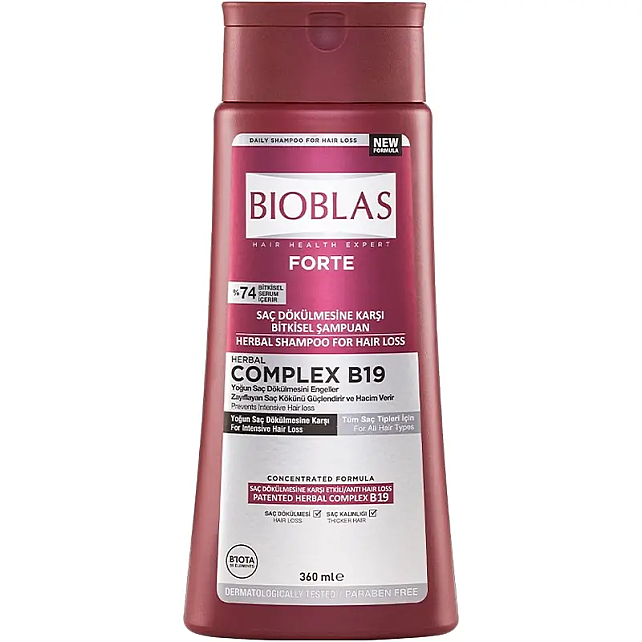 Bioblas Forte Saç Dökülmesine Karşı Bitkisel Şampuan 360ml - 1