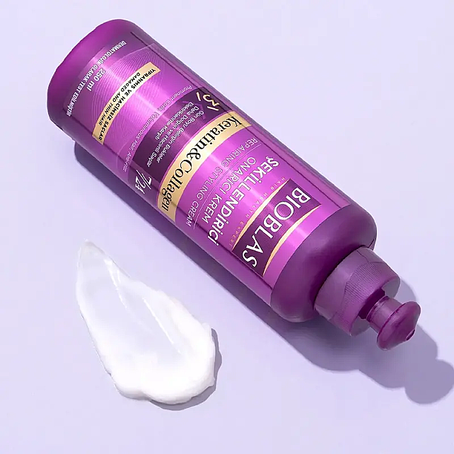 Bioblas Keratin Collagen Şekillendirici Onarıcı Saç Bakım Kremi 250ml - 5