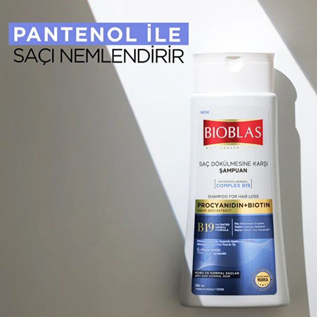 Bioblas Procyanidin Biotin - Anti Stres Saç Dökülmesine Karşı Şampuan 360ml - 4