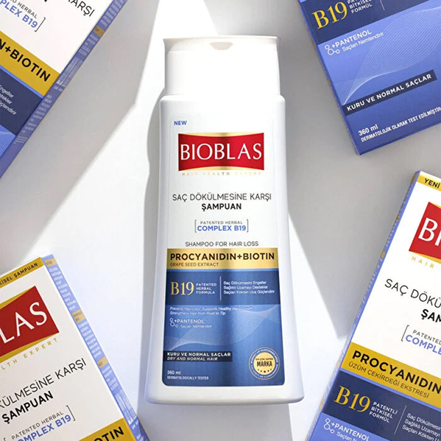 Bioblas Procyanidin Biotin - Anti Stres Saç Dökülmesine Karşı Şampuan 360ml - 5