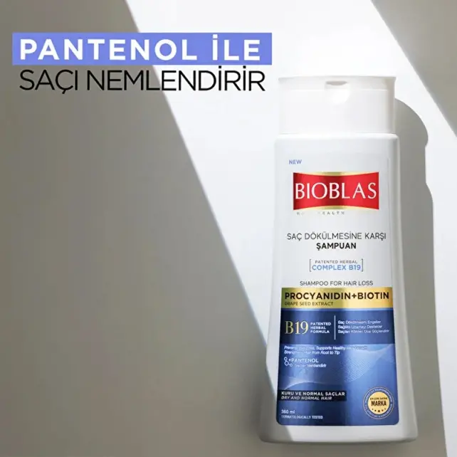 Bioblas Procyanidin Biotin - Anti Stres Saç Dökülmesine Karşı Şampuan 360ml - 4