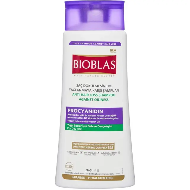 Bioblas Procyanidin Üzüm Çekirdeği Ekstresi - Saç Dökülmesine Karşı Bitkisel Şampuan 360ml - 1
