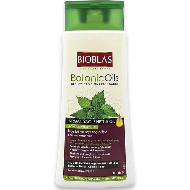 Bioblas Saç Dökülmesine Karşı - Isırgan Yağı Şampuan 360ml - 1