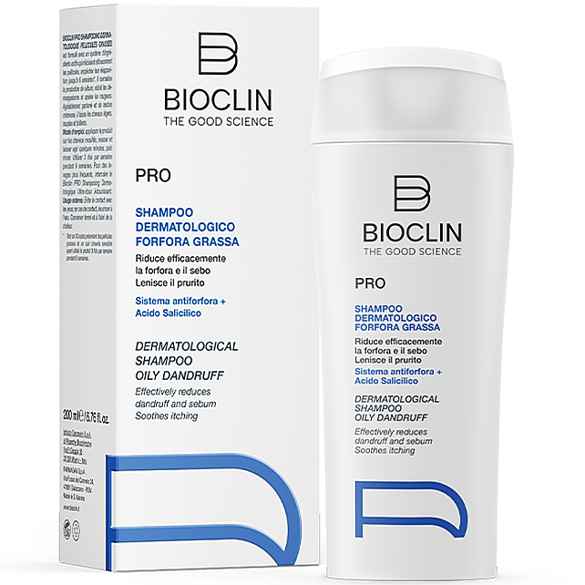 Bioclin Dermatological Shampoo Oily Dandruff - Yağlı Kepek Karşıtı Bakım Şampuanı 200ml - 2