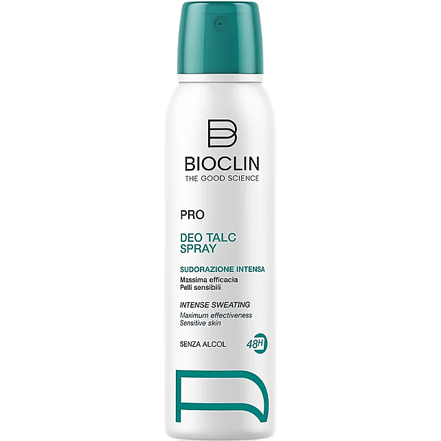 Bioclin Pro Deo Talc Spray - Yoğun Terlemeye Uygun Sprey Deodorant 150ml - 1