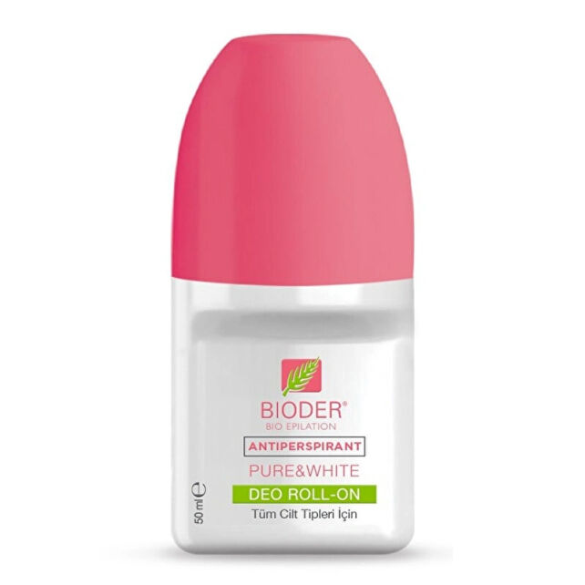 Bioder Antiperspırant Pure & White Roll-On Deodorant 50ml - 1