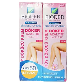Bioder Bitkisel Formül Tüy Dökücü Krem 100ml 2.si %50 İndirimli - Bioder