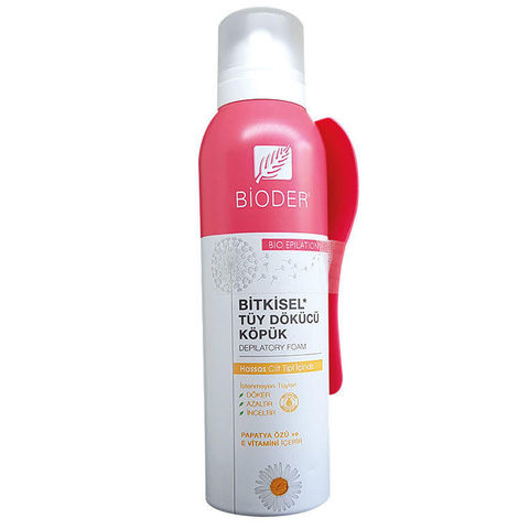 Bioder Bitkisel Tüy Dökücü Köpük 150 ml Hassas Ciltler Bioder Bitkisel Tüy Dökücü Köpük 150 ml Hassas Ciltler
