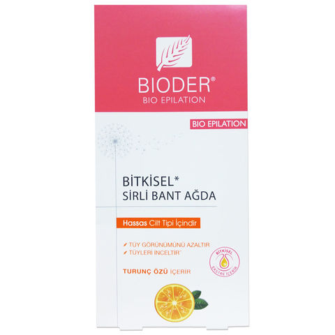 Bioder Epiten Sirli Bant Ağda Hassas Ciltler 12 Adet Bioder Epiten Sirli Bant Ağda Hassas Ciltler 12 Adet