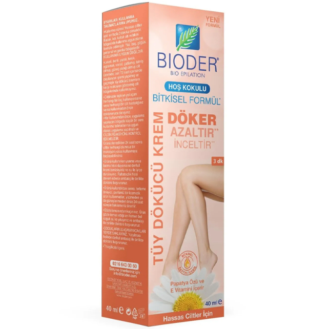 Bioder Tüy Dökücü Krem Hassas Ciltler 40ml - 1