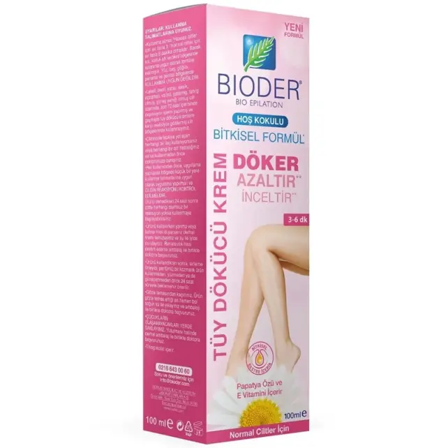 Bioder Tüy Dökücü Krem Normal Ciltler İçin 100ml - 1