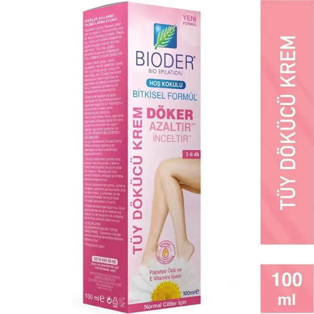 Bioder Tüy Dökücü Krem Normal Ciltler İçin 100ml - 2