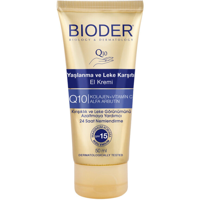 Bioder Yaşlanma ve Leke Karşıtı El Kremi 50ml - 1