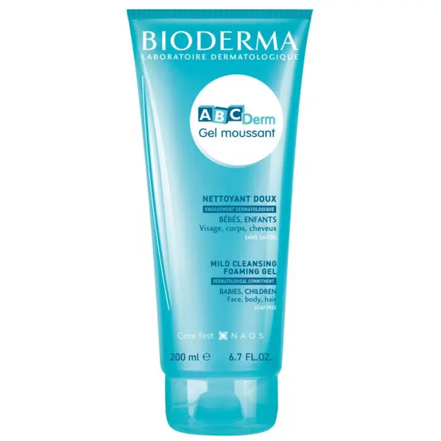 Bioderma ABCDerm Foaming Cleanser - Bebekler için Temizleme Jeli 200ml - 1