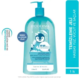 Bioderma ABCDerm Foaming Cleanser - Bebekler için Temizleyici Jel 1lt - 4