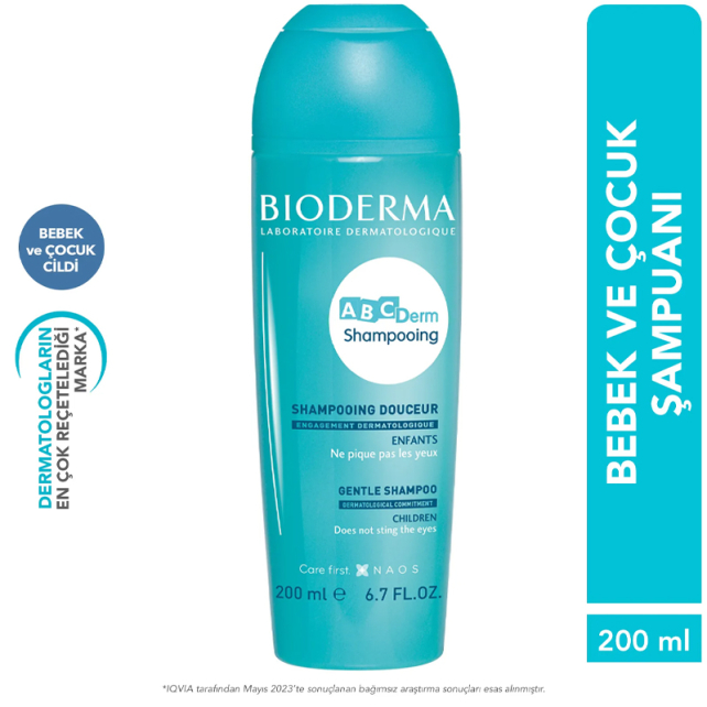 Bioderma ABCDerm Gentle Shampoo - Çocuk için Saç Şampuanı 200ml - 3