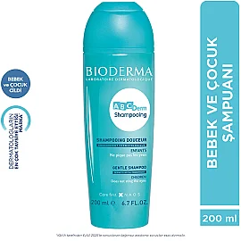 Bioderma ABCDerm Gentle Shampoo - Çocuk için Saç Şampuanı 200ml - 3