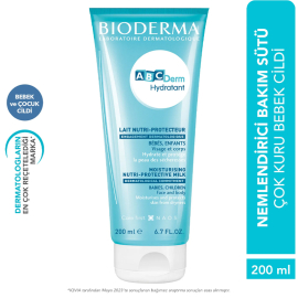 Bioderma ABCDerm Moisturizing Milk - Bebekler için Nemlendirici 200ml - 4