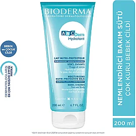 Bioderma ABCDerm Moisturizing Milk - Bebekler için Nemlendirici 200ml - 4