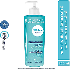 Bioderma ABCDerm Moisturizing Milk - Bebekler İçin Nemlendirici 500ml - 3