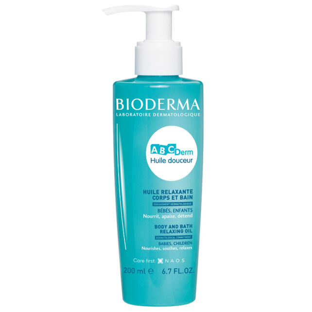 Bioderma ABCDerm Relaxing Oil - Bebek Masaj Yağı 200ml - 1