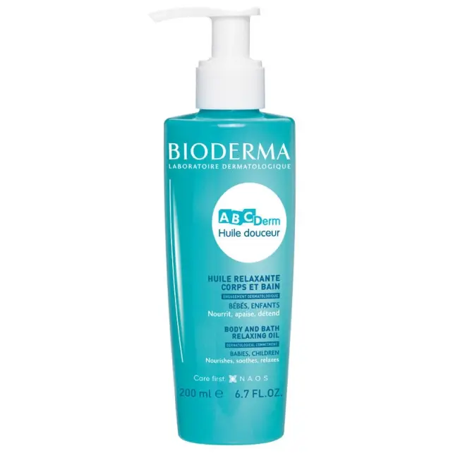 Bioderma ABCDerm Relaxing Oil - Bebek Masaj Yağı 200ml - 1