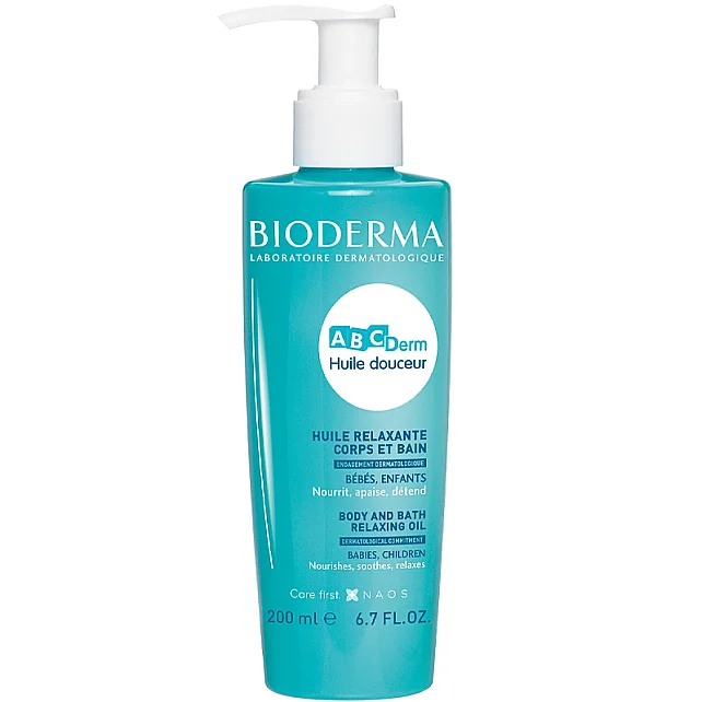 Bioderma ABCDerm Relaxing Oil - Bebek Masaj Yağı 200ml - 1