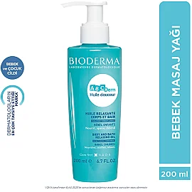 Bioderma ABCDerm Relaxing Oil - Bebek Masaj Yağı 200ml - 3